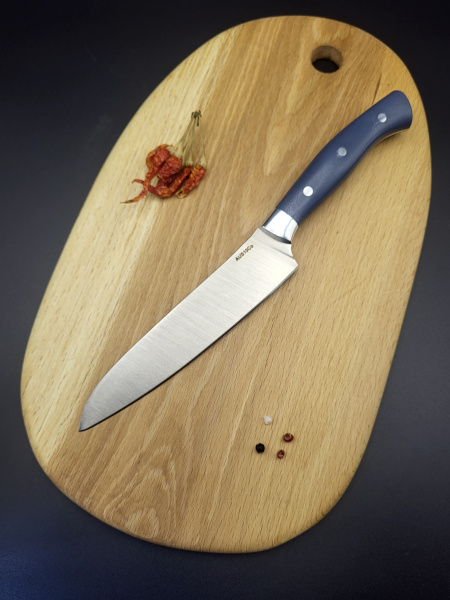 Универсальный кухонный нож AUS10Co сатин G10 МТ-43